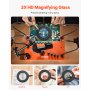 Magnetic Helping Hands Soldering Station Vise Magnifying Lamp 4 PCB Holder