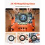 Magnetic Helping Hands Soldering Station 3X LED Magnifying Lamp 4 PCB Holders