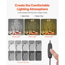 Magnetic Helping Hands Soldering Station 3X LED Magnifying Lamp 4 PCB Holders