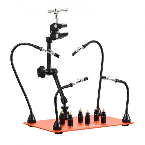 Magnetic Helping Hands Soldering Station Hot Air Gun Holder 6 PCB Holders