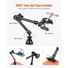 Magnetic Helping Hands Soldering Station Hot Air Gun Holder 6 PCB Holders