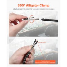 Magnetic Helping Hands Soldering Station 4 Flexible Arms Alligator Clips