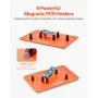 Magnetic Helping Hands Soldering Station 3X LED Magnifying Lamp 5 Arms
