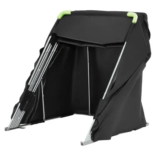 Motortentgarage, Motorhoes 2790x1095x1600 Mm, Motorgarage Met Veiligheidsslot 600d Oxford Vouwtent Weerbestendige Motorhoes Met Ventilatieramen Zwart P 010153338709