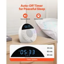 Sound Machine 18 Soothing Sleep Sounds 5-in-1 White Noise Sound Machine