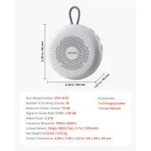 Sound Machine 20 Soothing Sleep Sounds 4-in-1 White Noise Sound Machine