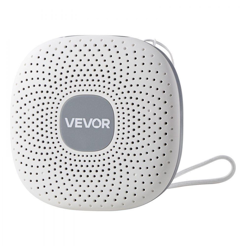 VEVOR Sound Machine, 21 Soothing Sleep Sounds, 3-in-1 Portable and Hangable White Noise Sound Machine with Auto-Off Timer, Soft Ring Light and Memory Function, for Baby, Adults, Home, Office & Travel