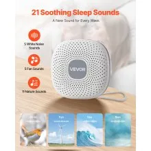 Sound Machine 21 Soothing Sleep Sounds 3-in-1 White Noise Sound Machine