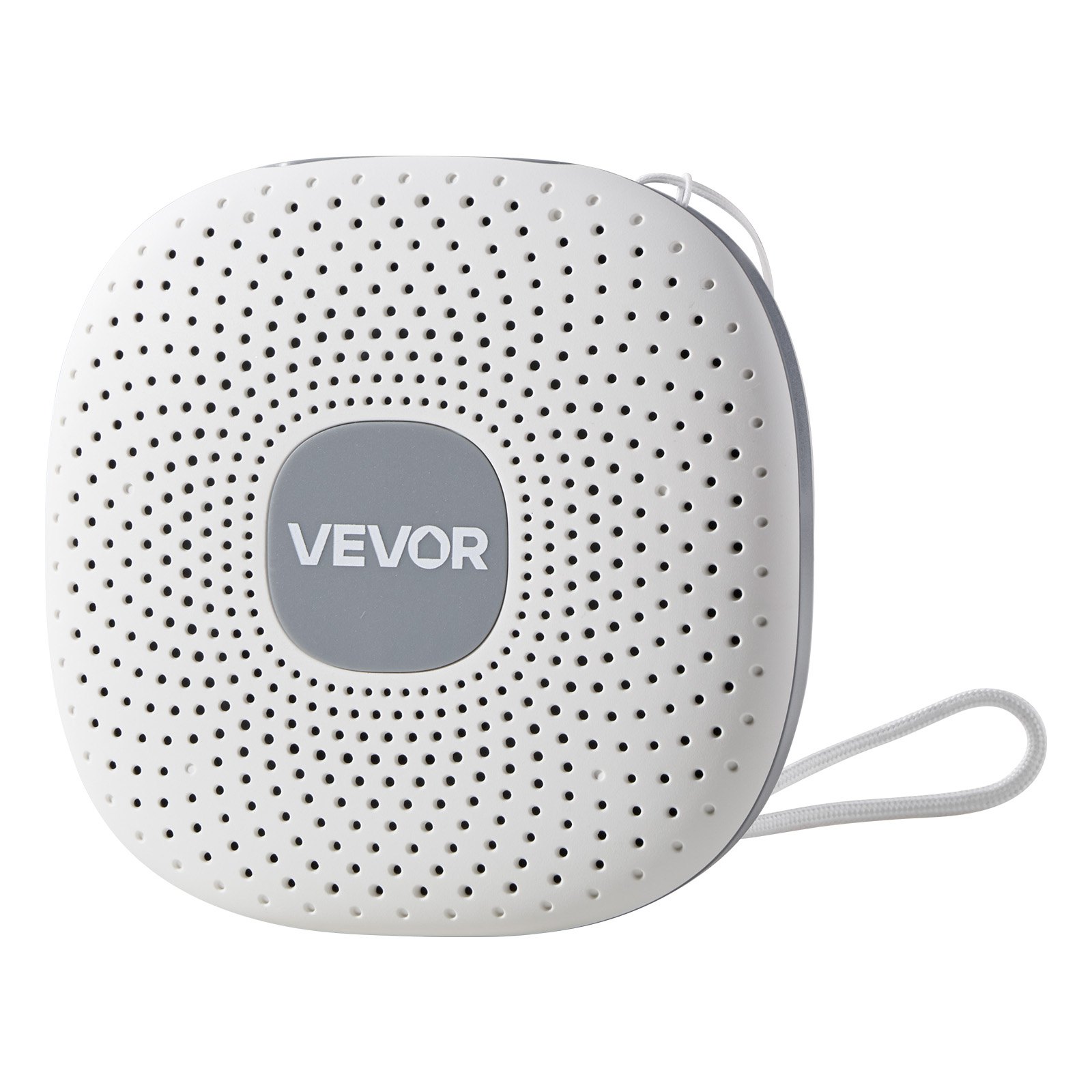 VEVOR Sound Machine, 21 Soothing Sleep Sounds, 3-in-1 Portable and Hangable White Noise Sound Machine with Auto-Off Timer, Soft Ring Light and Memory Function, for Baby, Adults, Home, Office & Travel