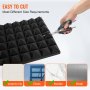 VEVOR Acoustic Foam Panels 24 Pack 12 x 12 x 2 in for Studio Wall and Ceiling