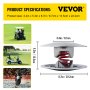 VEVOR Golf Cart Secondary Driven Power Clutch Kit Metal Surface Drive Clutch 1985-2007 Driven Clutch Kit Compatible with Yamaha Low End G2-G28 Golf Cart (with Spring)