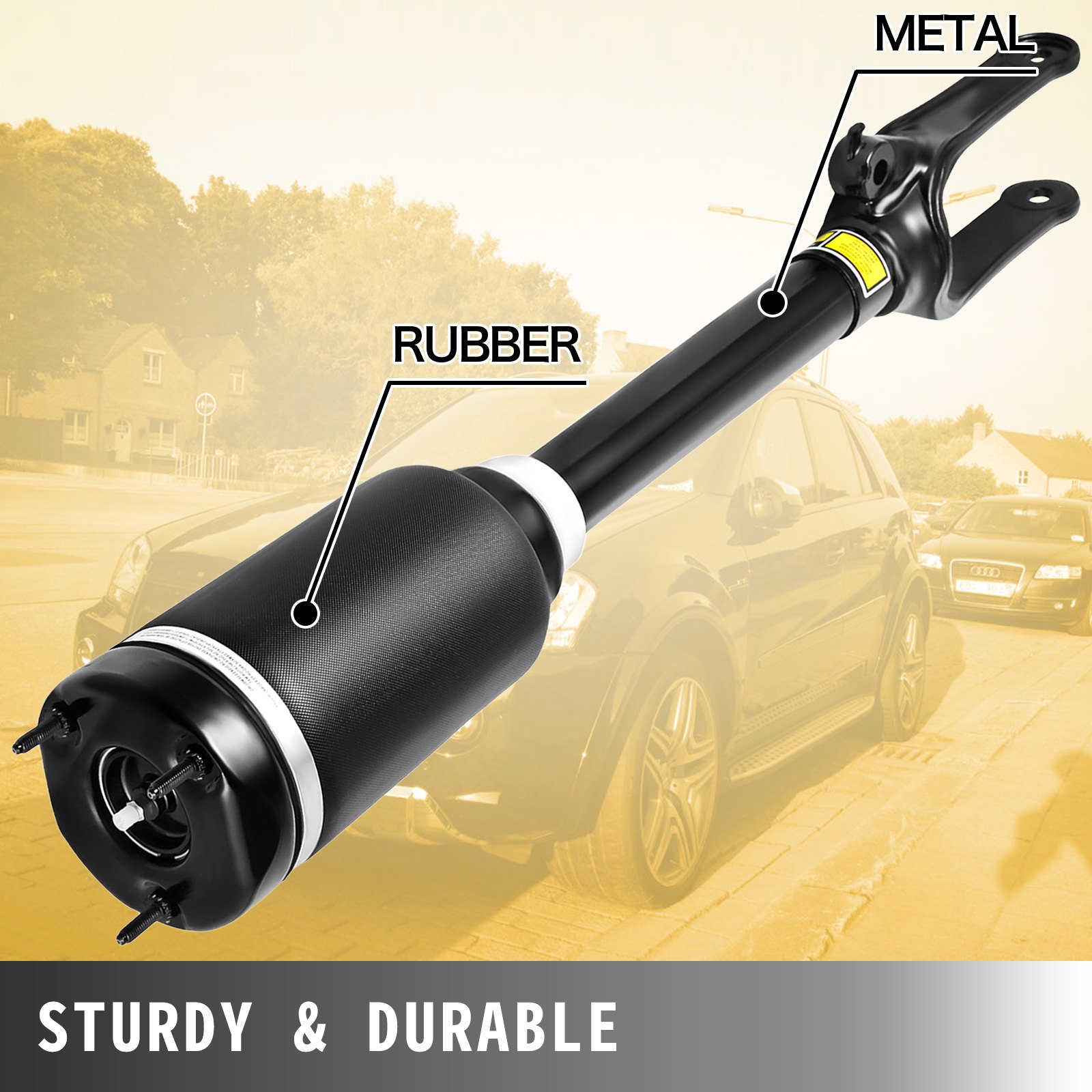 VEVOR Front Air Suspension Spring Shock Strut, Suspension Front Air Shock Absorber, Compatible with Mercedes W164 GL350 GL450 1643206113