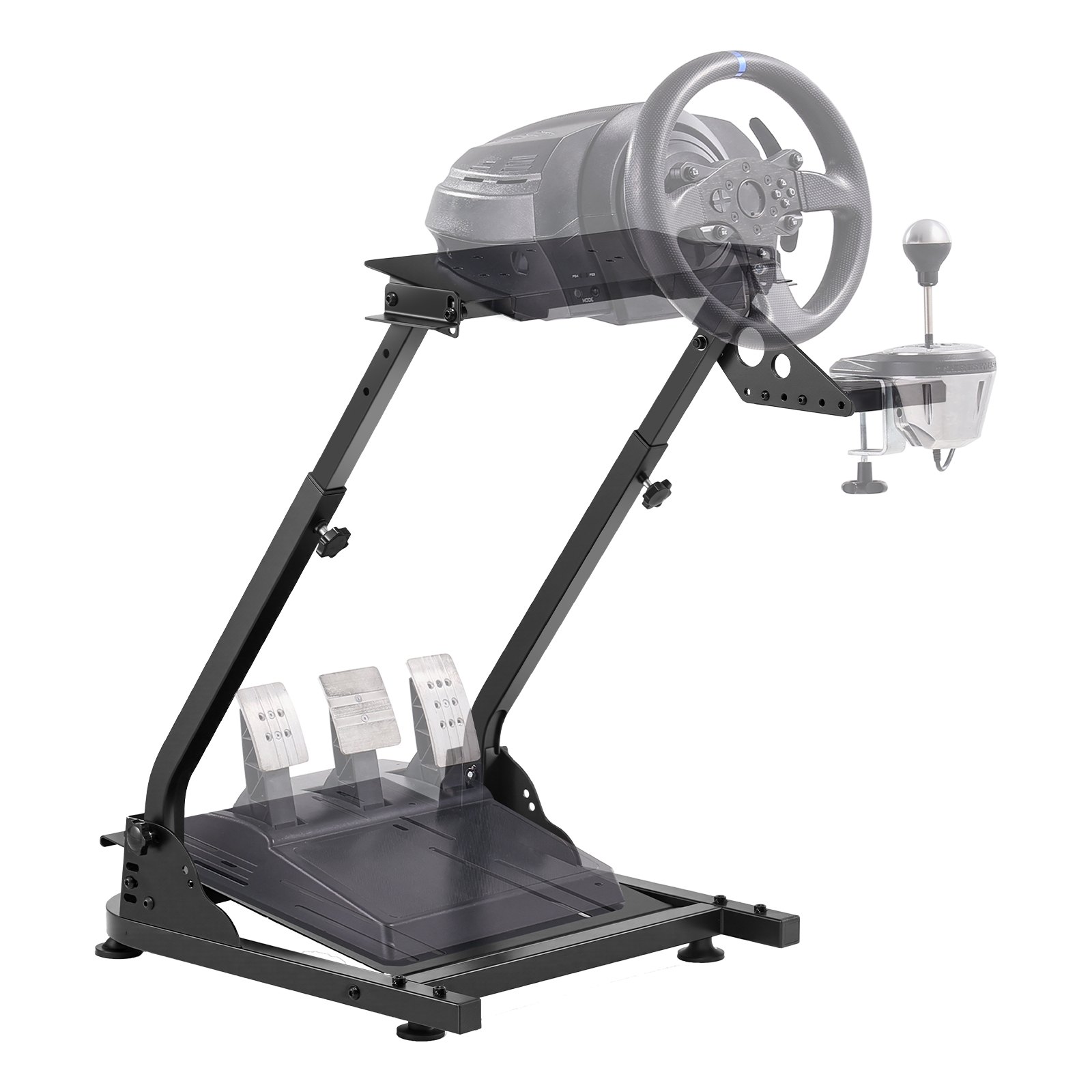 VEVOR G920 Racing Steering Wheel Stand Shifter Mount fit for Logitech G27 G25 G29 Gaming Wheel Stand Wheel Pedals NOT Included Racing Wheel Stand