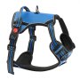 VEVOR Dog Harness for Large Dogs, No Pull Adjustable Dog Vest Pet Harness, with 5ft Leash, Handle, Metal Rings, Buckles, Reflective Stitching 600D Oxford Fabric, for Training, Walking, and Hiking