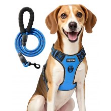 Dog Harness for Large Dogs No Pull Adjustable Dog Vest Pet Harness with Leash