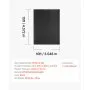VEVOR Roll Roofing, 3 x 4.57 mt, 45 mil EPDM Rubber Roofing, Long Lifespan & Weather-resistant, Withstands Harsh Temperatures, Flexible & Easy Installation, Roof Underlayment for RVs, Roofs, Ponds