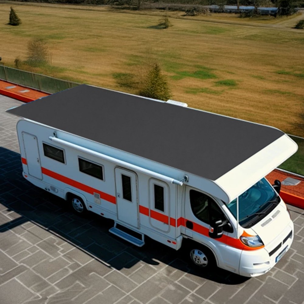 VEVOR Roll Roofing, 4.57 x 4.57 m, 45 mil EPDM Rubber Roofing, Long Lifespan & Weather-resistant, Withstands Harsh Temperatures, Flexible & Easy Installation, Roof Underlayment for RVs, Roofs, Ponds