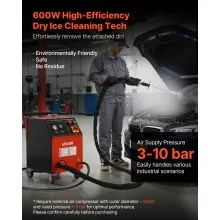 VEVOR Dry Ice Blasting Machine 11LBS / 5KG Capacity Dry Ice Cleaning Machine