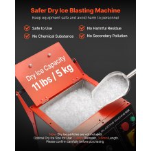 VEVOR Dry Ice Blasting Machine 11LBS / 5KG Capacity Dry Ice Cleaning Machine