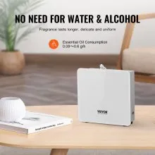 VEVOR Scent Air Machine for Home, 480ML with Cold Air Technology, Waterless Smart Essential Oil Diffuser, Cover Up to 2500 Sq.Ft for Large Room, Hotel, Spa, Business Office