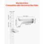 VEVOR Shelf Clips 40 Pack Adjustable Steel Pilaster Shelf Clips for Shelves