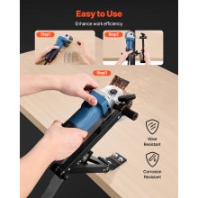 VEVOR Lawn Mower Blade Sharpener 15°-45° Adjustable Lawnmower Blade Sharpener