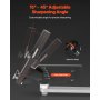 VEVOR Lawn Mower Blade Sharpener with Blade Balancer 15° to 45° Adjustable