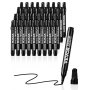 VEVOR Black Dry Erase Markers, 36 Pack Low-Odor Whiteboard Markers with Chisel Tip, Easily Clean Dry Erase Markers Bulk for School Office Home