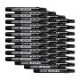 VEVOR Black Dry Erase Markers, 36 Pack Low-Odor Whiteboard Markers with Chisel Tip, Easily Clean Dry Erase Markers Bulk for School Office Home