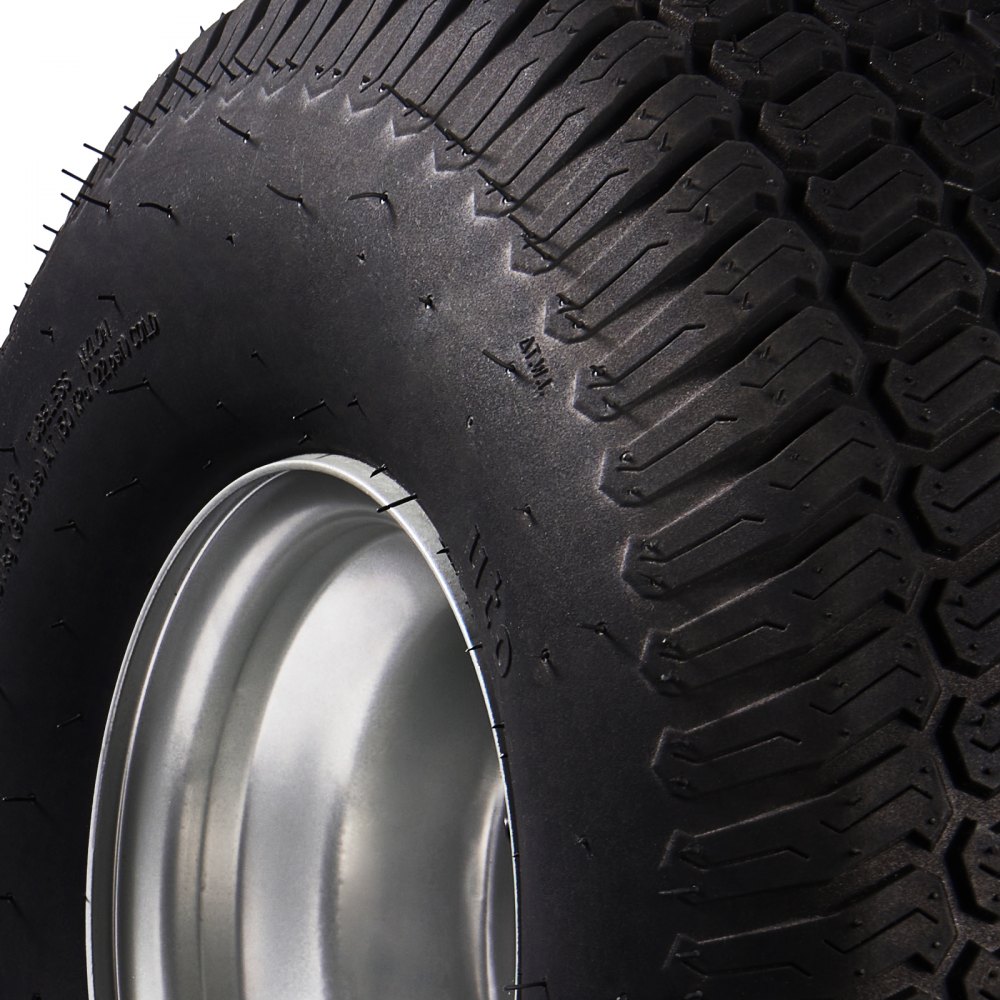 VEVOR Lawn Mower Tires with Rim, 20x8-8" Tubeless Tractor Tires, 2-Pack Tire and Wheel Assembly, S-Turf Pneumatic Tires with 3.5" Offset Hub and 3/4" Bushing Size, for Riding Mowers Lawn Tractors
