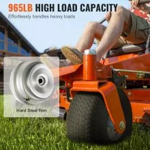 VEVOR Lawn Mower Tires with Rim, 20x8-8" Tubeless Tractor Tires, 2-Pack Tire, S-Turf Pneumatic Tires with 3.5" Offset Hub and 3/4" Bushing Size, for Riding Mowers Lawn Tractors