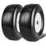 VEVOR Lawn Mower Tires with Rim, 13x5-6" Tubeless Tractor Tires, 2-Pack Tire and Wheel Assembly, Flat-free PU Tires, 3.25"-5.9" Centered Hub, 3/4" Bushing Size, 20 PCS Adapter for Lawn Mowers Tractors