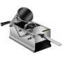 VEVOR sausage stuffer with stainless steel body and manual hand crank.