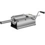 VEVOR sausage stuffer with stainless steel cylinder and manual crank handle.