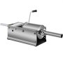 VEVOR sausage stuffer, stainless steel, hand crank, horizontal design.