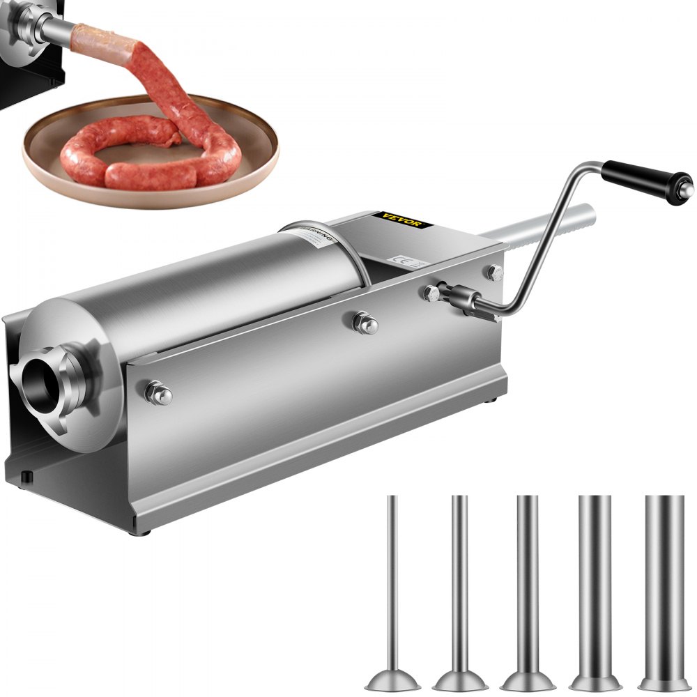 VEVOR 5L Sausage Filler Stuffer Maker Commercial Stainless Steel