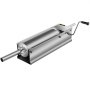VEVOR Manual Sausage Stuffer, 7 L / 15 LBS Horizontal Sausage Machine, Dual-Speed Meat Stuffer, Made of Food-Grade 304 Stainless Steel, Includes 5 Stuffing Tubes, for Home Kitchen Restaurant Commercia