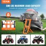 VEVOR 500 Lbs Lawn Mower Lift with Hydraulic Jack for Riding Tractor Lawn Mowers