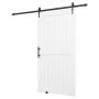 Posuvné dvere do stodoly VEVOR, 1067 x 2134 mm, vysokopevnostný MDF panel, dvere do stodoly so sadou kovania, vodeodolný PVC povrch, jednoduchá inštalácia, H-rám, plynulé a tiché posúvanie do obývačky, kúpeľne