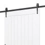Posuvné dvere do stodoly VEVOR, 1067 x 2134 mm, vysokopevnostný MDF panel, dvere do stodoly so sadou kovania, vodeodolný PVC povrch, jednoduchá inštalácia, H-rám, plynulé a tiché posúvanie do obývačky, kúpeľne