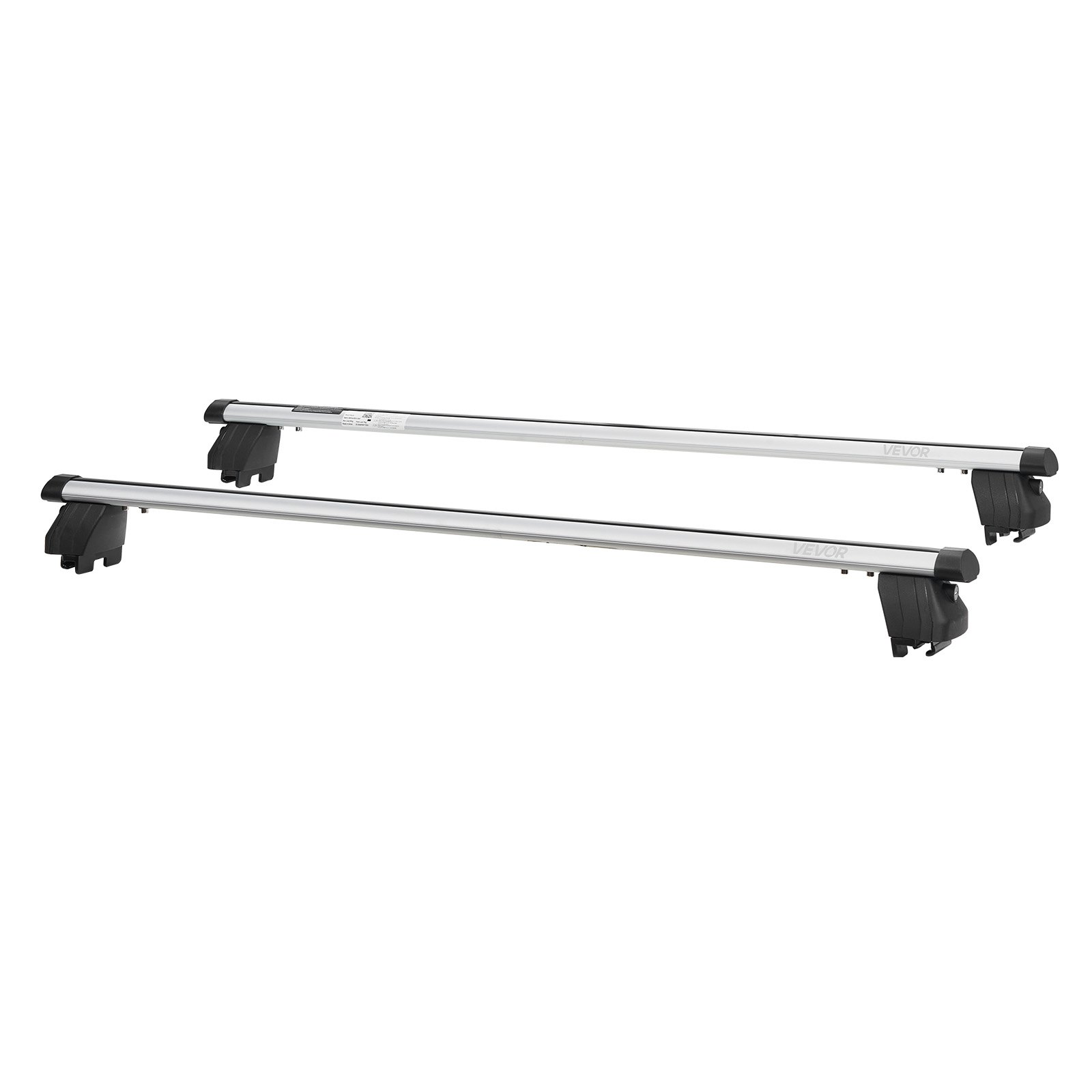 VEVOR Roof Rack Cross Bars, 90 kg Capacity, Universal Fit for Raised & Flush Roof Rails, 180-1085 mm Rail Spacing, Lockable Heavy Duty Aluminum Crossbar Rooftop Luggage Canoe Cargo Basket Carrier