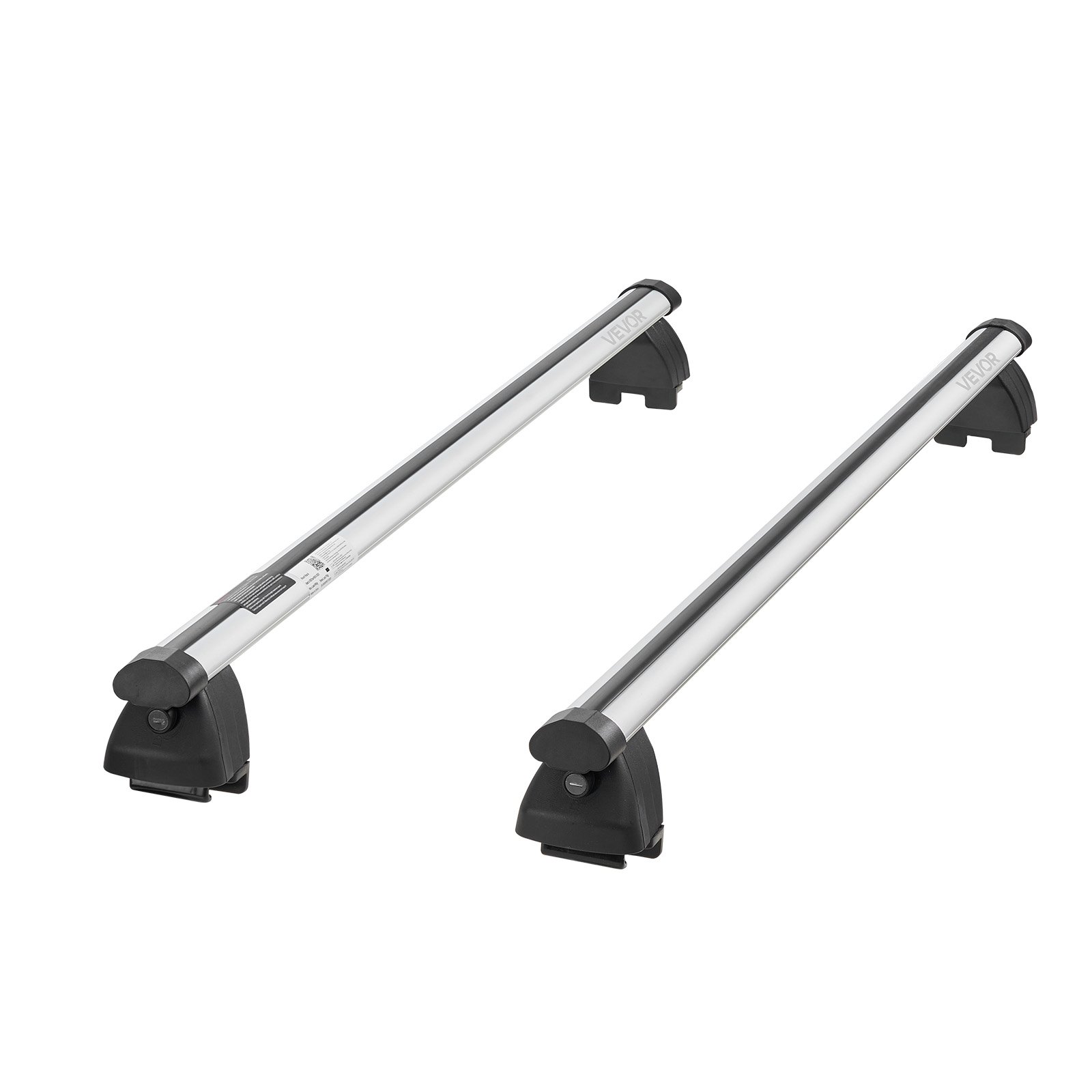 VEVOR Roof Rack Cross Bars, 90 kg Capacity, Universal Fit for Raised & Flush Roof Rails, 180-1085 mm Rail Spacing, Lockable Heavy Duty Aluminum Crossbar Rooftop Luggage Canoe Cargo Basket Carrier