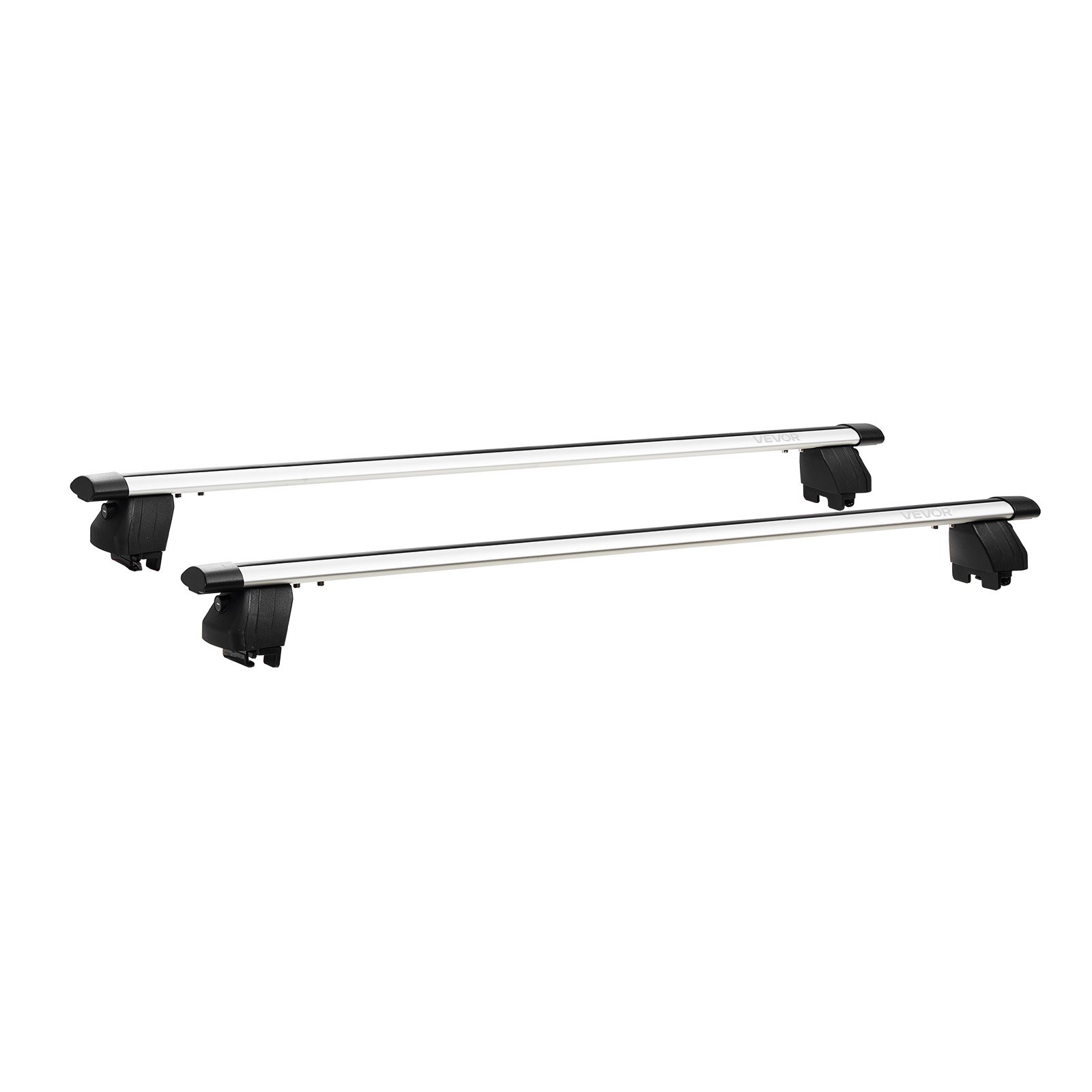 VEVOR Roof Rack Cross Bars, 165 lbs Capacity, Universal Fit for Raised & Flush Roof Rails, 7.1"-40.8" Rail Spacing, Lockable Heavy Duty Aluminum Crossbar Rooftop Luggage Canoe Cargo Basket Carrier