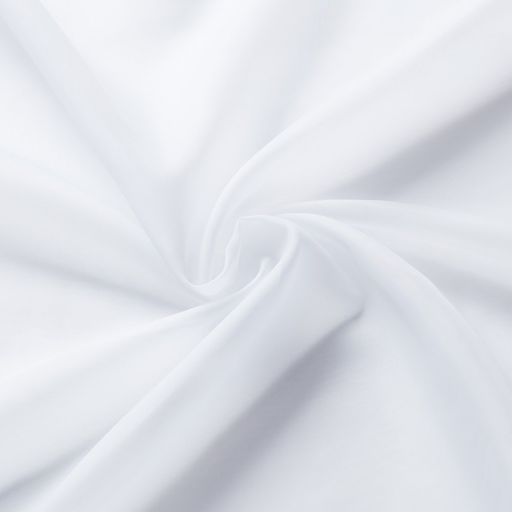 VEVOR Sheer Curtains, 84 inches Long, 2 Panels Set Sheer White Curtains, Each 42" W x 84" L, Dual Rod Pocket Installation, 100% Polyester Window Drapes for Bedroom, Living Room, Balcony, Yard
