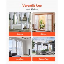 Sheer Curtains 42 W x 84 L inches 2 Panels Window Drapes Rod Pocket Polyester