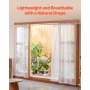 Sheer Curtains 52 W x 84 L inches 2 Panels Window Drapes Rod Pocket Polyester