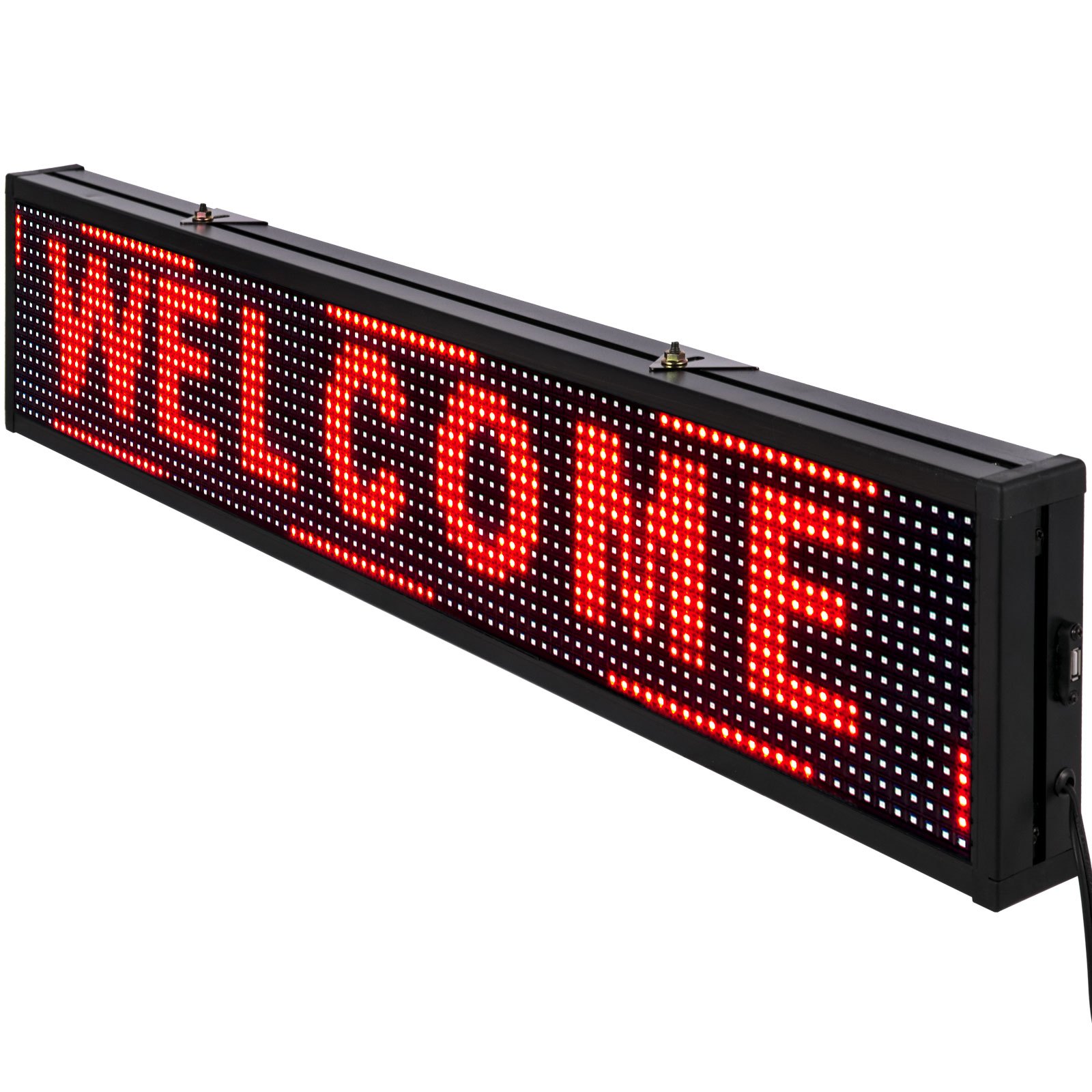 VEVOR Led Sign Digital Sign 38"x6.5" Red Led Message Board Digital Display Board