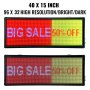 VEVOR Led Sign 40 x 15 inch Led Scrolling Sign Full Color Digital Led Open Sign Outdoor Wifi High Resolution Bright Electronic Message Display Board with SMD Technology For Advertising and Business
