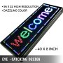40" x 15" LED Scrolling Sign 7 colors P10 LED Signs Advertising Message Board