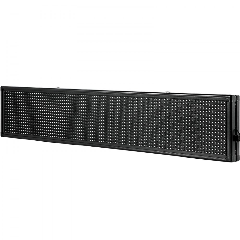 Led Sign Led Scrolling Sign 100x20cm White Message Board 2 Modes For Advertising